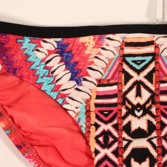 NWT Seafolly Desert Tribe Hipster Swim Bottom in Flame - Picture 5 of 10